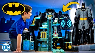 Unboxing the BATMAN Bat-Tech Giant Transforming Batcave Playset - How to Assemble | Toys For Kids