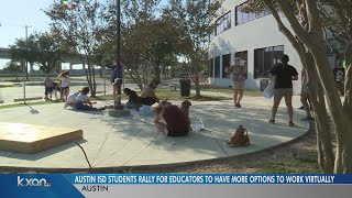 AISD students call for safe working options for teachers during pandemic