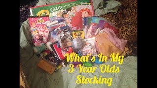 What's In My 3 Year Olds Stocking || Toddler Stocking Stuffers 2019