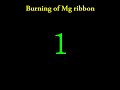 Burning of Magnesium ribbon || #Shorts