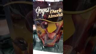 🍫🫕 satisfying Goya dark almonds chocolate 🍫🍫🫕🫕