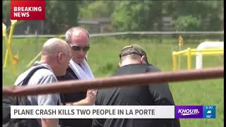 Plane crash kills two people in La Porte