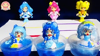 【あみだくじ】青色プリキュアがスライムの中にとじこめられた！みんなでたすけよう❤️ヒーリングっどプリキュア❤️ぷりきゅ〜と❤️