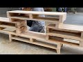 Creative Ways to Recycle And Reuse Wood Pallets // How To Make a TV Stand From Recycled Pallets