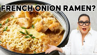 The BEST Comfort Food Collab | Cheesy French Onion Ramen | Marion's Kitchen
