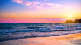 Beautiful Relaxing Piano Music and Ocean Wave Sounds for Sleeping and Stress Relief
