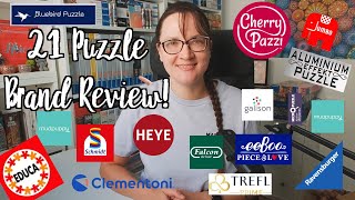 Reviewing 21 Puzzle Brands I tried in 2024!