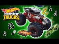 BONE SHAKER Official Music Video + Song REMIX! 🎶 | Hot Wheels