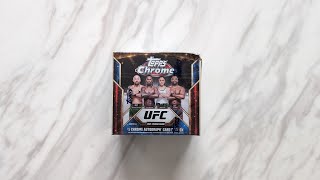 [Cards] 2024 UFC Topps Chrome Mega Box Unboxing #1