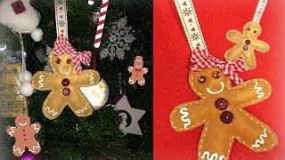 Decoriamo l'alberello - Gingerbread Man/Woman - Tutorial