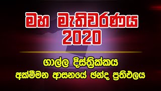 මහ මැතිවරණය 2020 ගාල්ල දිස්ත්‍රික්කය   අක්මීමන ආසනයේ ඡන්ද ප්‍රතිඵලය