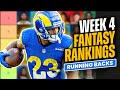 Week 4 Fantasy Football Rankings & Tiers | Running Back Predictions (2024)