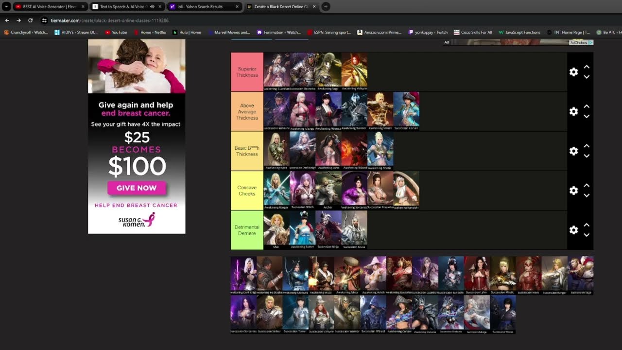 Bdo Class Tier List 2024! - YouTube