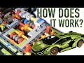 Mechanical Magic of LEGO Technic Lamborghini Sian FKP 37 42115 (8-Speed Gearbox)