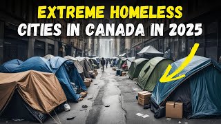 10 Most Homeless cities in Canada in 2025