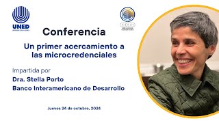 Conferencia: Un primer acercamiento a la microcredenciales