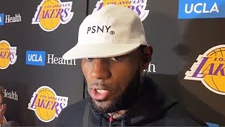 LeBron James Reacts To His First Game As A Laker