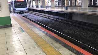 上野東京ライン・常磐線特別快速土浦行き東京駅から北千住駅まで車窓風景映像