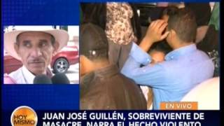 TVC TN5- Testigo narra escena de masacre ocurrida en Tegucigalpa donde mataron a su hijo