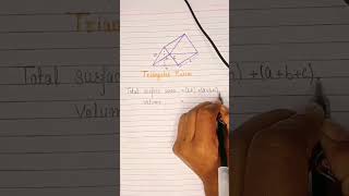 Surface Area And Volume Of Triangular Prism