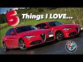 5 Things I LOVE About My Alfa Romeo Giulia! (Muffler Delete)(POV)