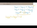 Logarithms and Circle Theorems Exam Question (Cambridge IGCSE in International Mathematics 0607)