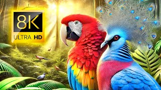 5000 KRÁSNYCH VTÁKOV 8K VIDEO ULTRA HD HDR / #VTÁKY #ZVIERA #8K