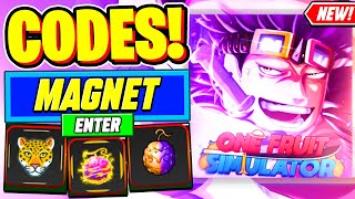 ⚠️New⚠️ ALL WORKING AWAKENED MAGNET UPDATE CODES For One Fruit - Roblox One Fruit Codes 2024