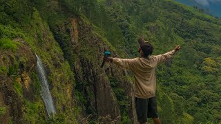 upper bambarakanda part 01🍃⛺️  #nature #waterfall #travel #camping #mountains #srilanka