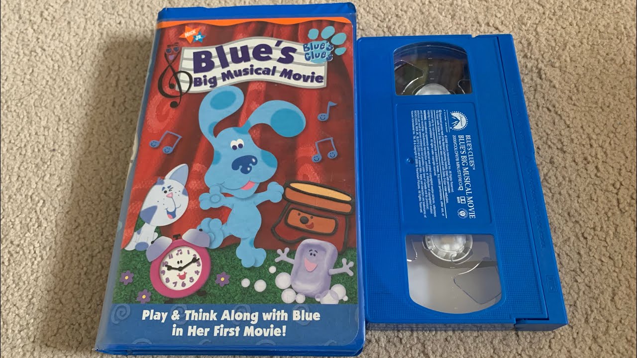 Blue S Clues Blue S Big Musical Movie Vhs