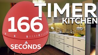 166 seconds Cooking timer | 2min 46sec Egg TIMER