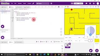MAZE GAME WITH PYTHON IN PICTOBLOX.