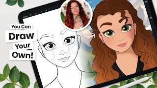 Draw Like Disney • Step By Step Tutorial, For All Drawing Tools!