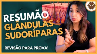 Resumão: GLÂNDULAS SUDORÍPARAS - Sistema Tegumentar