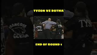 😳😮😡 CRAZY MIKE TYSON VS BOTHA ENDING #boxing #miketyson #miketysonknockouts #crazy