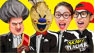 Scary Teacher 3D In Real Life : Miss T Vs Nick love Tani & Ice Cream 4 Meme