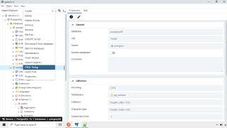 PostgreSQL - Create Database and Tables