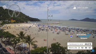 BC Bombando neste Domingo! Balneário Camboriú tem praia cheia e contagem regressiva pro Réveillon!