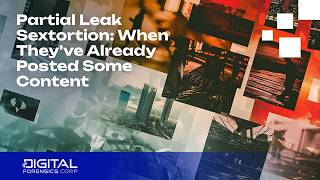 Partial Leak Sextortion: When They've Already Posted Some Content