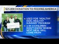 healthy kids healthy summer aj dillon teams up with feeding america $25k donation