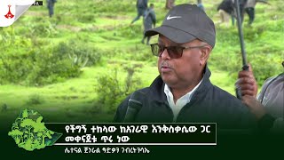 የችግኝ ተከላው ከአገራዊ እንቅስቃሴው ጋር መቀናጀቱ ጥሩ ነው -  ሌተናል ጀነራል ፃድቃን ገብረትንሳኤ