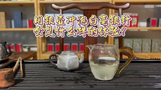 用银壶冲泡白毫银针会是什么样的体验？