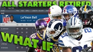What if Every Starting Runningback Retired!? Madden 19 What if Experiment!