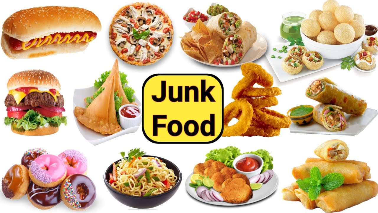 Junk Food Name Junk Food Junk Food Vocabulary Fast Food Name