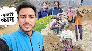 नये घर में पीने का पानी कहाँ से लायेंगे || Pahadi Lifestyle Vlog || Namaste Pahad || Ashutosh Negi