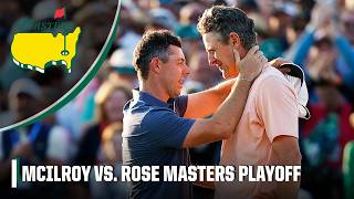 Rory McIlroy 🆚 Justin Rose playoff matchup ⛳ | 2025 Masters