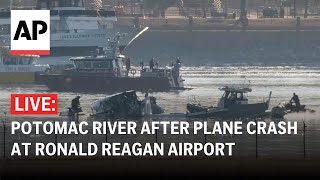 LIVE: Scene from Potomac River after plane crash at Ronald Reagan Airport