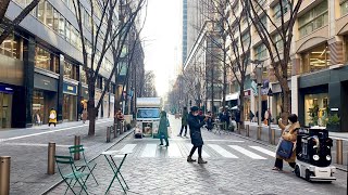 【4K】Tokyo Station Marunouchi ⇨ Ginza ( January 2023 ) 東京丸の内通りから銀座までお散歩