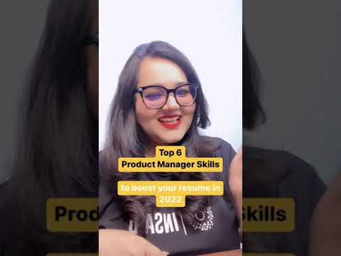 Top 6 Product Manager Skills to Boost Your Resume in 2022#shorts #productmanagement #career