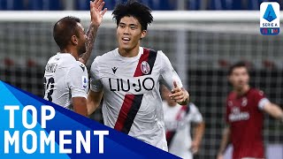 Takehiro Tomiyasu Scores His First Bologna Goal! | Milan 5-1 Bologna | Top Moment | Serie A TIM